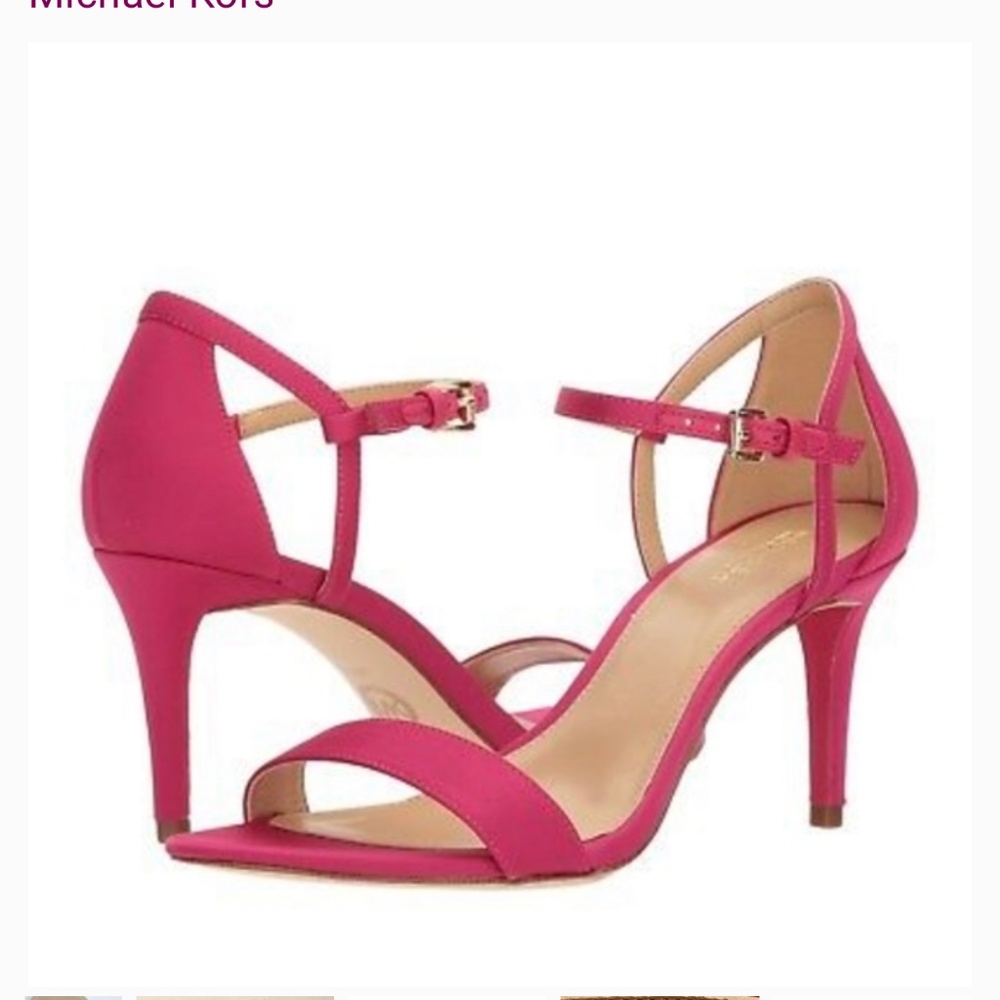 MICHAEL KORS Fuchsia Heels: Size 7